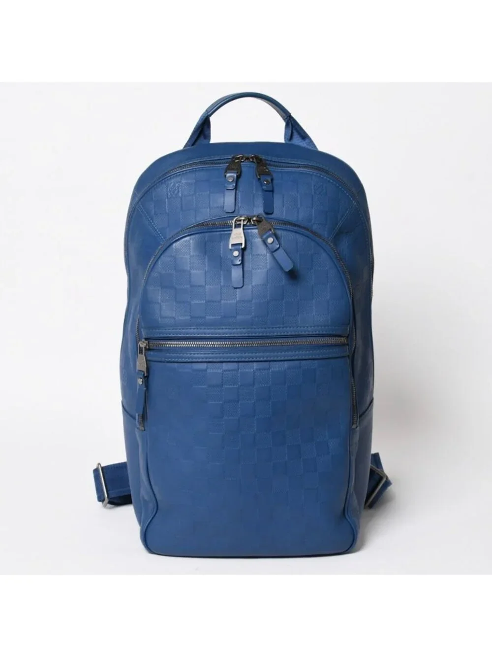 Louis Vuitton Michael Backpack Damier Infini Neptunia Blue Embossed Leather